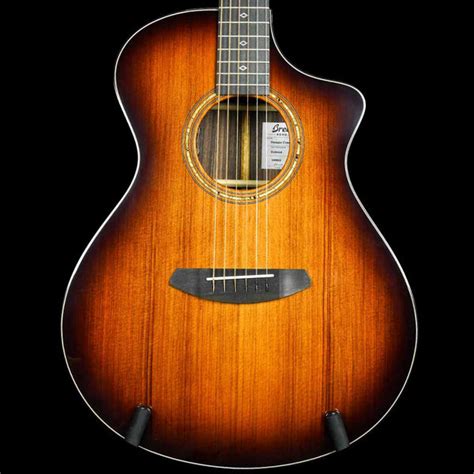 Breedlove Premier Concert Edgeburst Ce Redwoodrosewood Acoustic Guitar Breedlove Acoustic