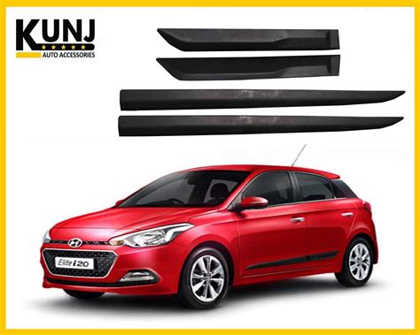 Kunj Autotech Side Beading Moulding Compatible For Hyundai I New Set