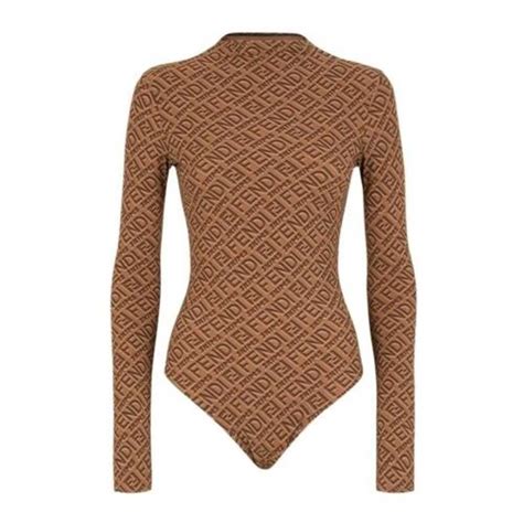 Fendi X Skims High Neck Bodysuit Gem