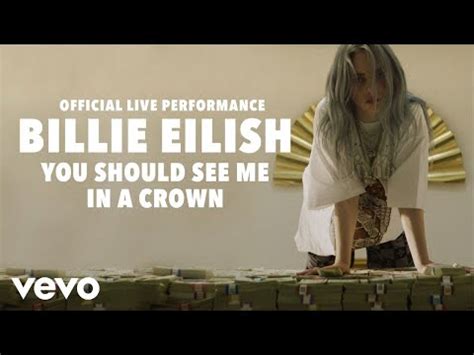 Billie Eilish You should see me in a crown tekst i tłumaczenie