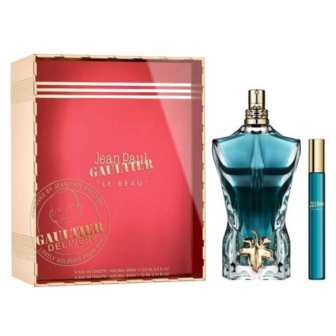 T Set Jean Paul Gaultier Le Beau For Men Edt 125ml And Edt 10ml