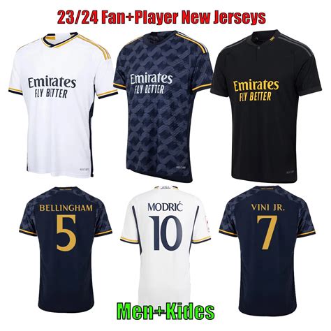 Real Madrids Soccer Jerseys Bellingham Vini Jr Modric Rodrygo