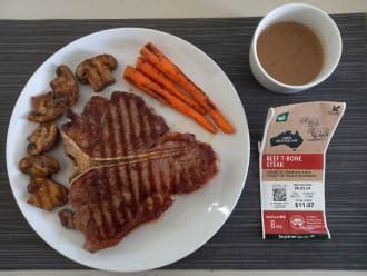 Woolworths Beef T Bone Steak Medium 250g 700g Up To 600g Bunch