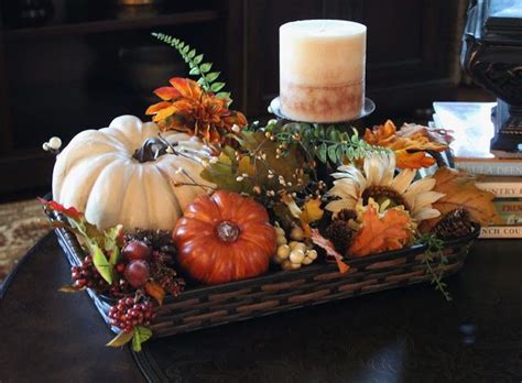 Southern Seazons Fall In A Tray Fall Thanksgiving Decor Fall Table