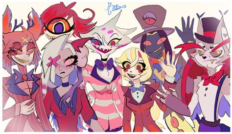 Hazbin Hotel Cast by AresRicoWinc on DeviantArt