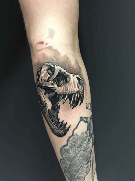 T Rex Skull Tattoo