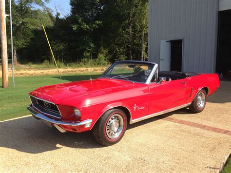 1968 Mustang Convertible. Red with black interior. EXCELLENT condition - Classic Ford Mustang ...