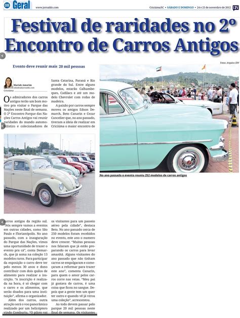 Antigo e Cia Blog de Carros Antigos MÍDIA 2º ENCONTRO PARQUE DAS