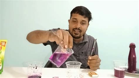 Oxygen Foam By The Reaction Between Potassium Permanganate And Hydrogen Peroxide Youtube