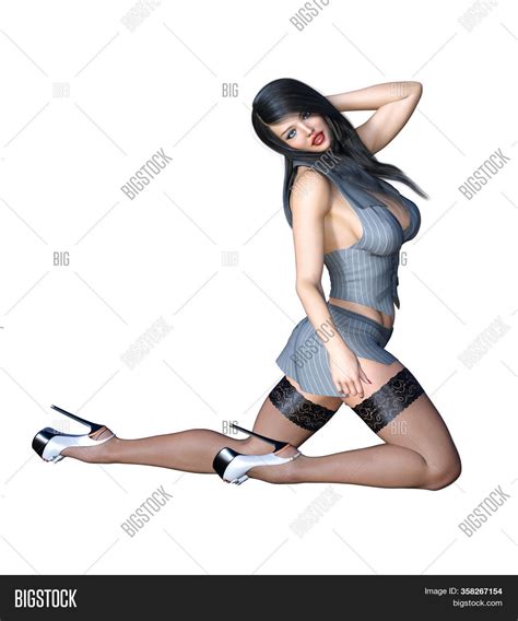 Long Haired Brunette Image Photo Free Trial Bigstock