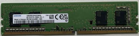 Samsung M378A1G44AB0-CWE 8GB DDR4 3200MHz PC4-25600 non-ECC Unbuffered ...