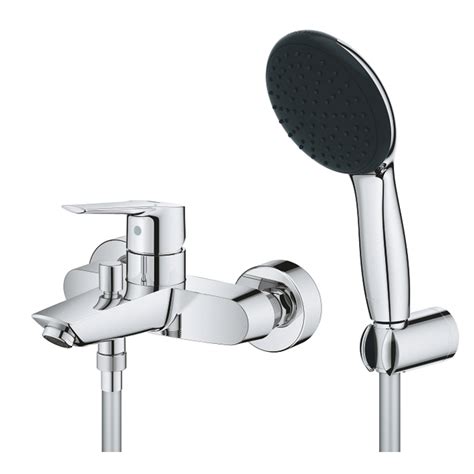 BAUHAUS България - Комплект смесител за вана и душ с ръчен душ Grohe ...