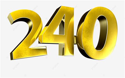 Number 240 3d Poster, Finance, Number, Economy PNG Transparent Image ...