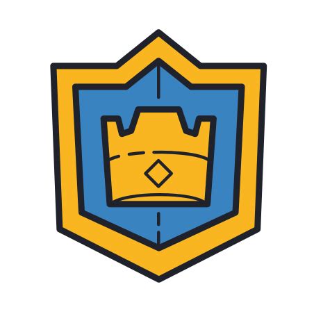 Clash Royale Icon In Color Hand Drawn Style