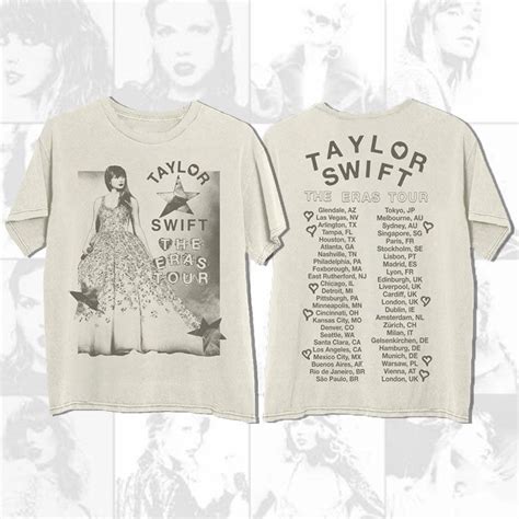 Taylor The Eras Tour Shirt Eras Tour T Shirt East Rutherford Tour T