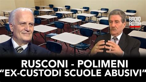 Prof Mario Rusconi Anp E Giuseppe Polimeni Sugli Alloggi Degli Ex