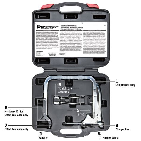 Powerbuilt 648615 Valve Spring Compressor Kit Gzm03 S