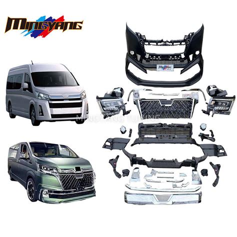 Walds Car Bumpers Grille Bodykit For Toyota Hiace Commuter Deluxe