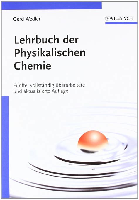 Lehrbuch Der Physikalischen Chemie Funfte Vollstandig Uberarbeitete