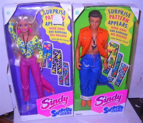 559 Nrfb Vintage Hasbro Surprise Jeans Sindy And Paul Dolls Ebay