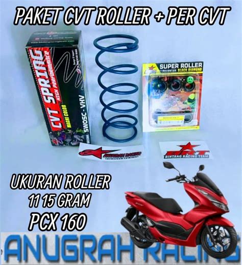 Roller Racing Brt 11 15 Gram Black Diamond Plus Per Cvt Racing Brt Upgrade Cvt Kirian Honda Pcx