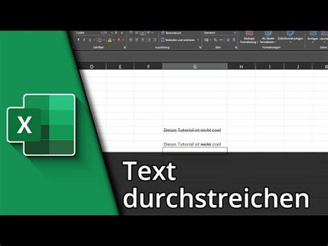 Excel Text Durchstreichen In Nur Schritten Technikshavo