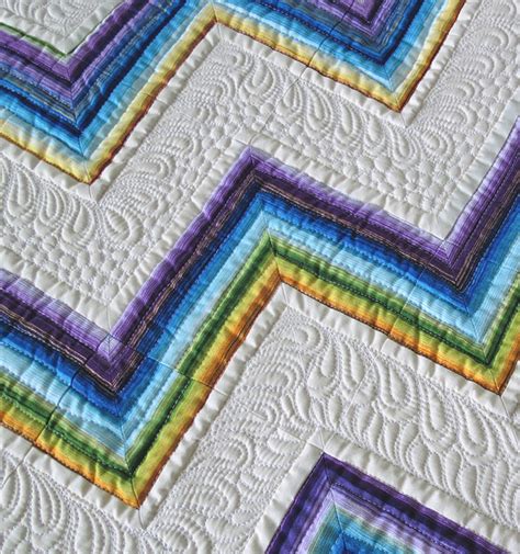 Zig zag quilt pattern - Geta's Quilting Studio