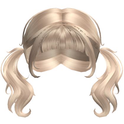 Cute Messy Blonde Pigtails Roblox