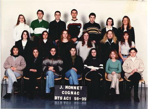 Photo de classe BTS Action Co 1er année de 1998 Lycée Jean Monnet