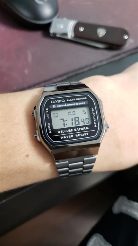 I Found The One Gunmetal Grey A168wegg 1aef Casio