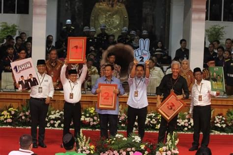 Nomor Urut Capres Cawapres Anies Cak Imin Prabowo Gibran Ganjar