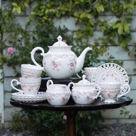 Gracie Oaks Esty 11 Piece Porcelain Tea Set & Reviews | Wayfair ...