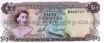 Scwpm P A Tbb B A Cents Bahamian Banknote About Uncirculated Aunc