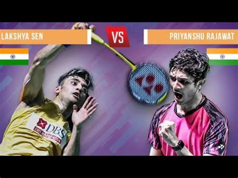 Yonex Sunrise India Open M S Priyanshu Rajawat Lakshya Sen