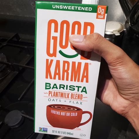 Good Karma Oats Flax Barista Plantmilk Blend Unsweetened Reviews