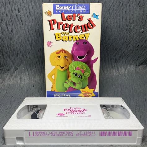 Lets Pretend With Barney Barney And Friends Collection Sing Along Vhs 1993 Film 1881