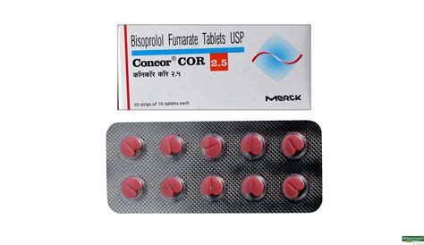 Buy Concor COR 2 5mg 10 Tablets Online At Best Prices Wellness Forever