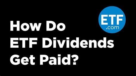 How Do Etf Dividends Get Paid Youtube