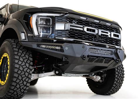 Add Honeybadger Front Bumper W Top Hoop For Ford F