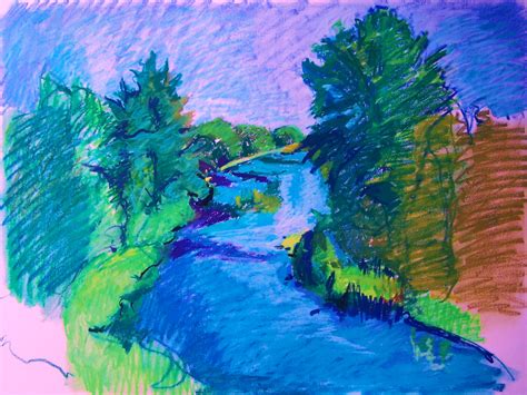 Flowing River Drawing at PaintingValley.com | Explore collection of Flowing River Drawing