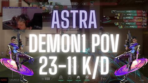 Demon1 POV Astra On Haven 23 11 K D VALORANT Pro POV YouTube