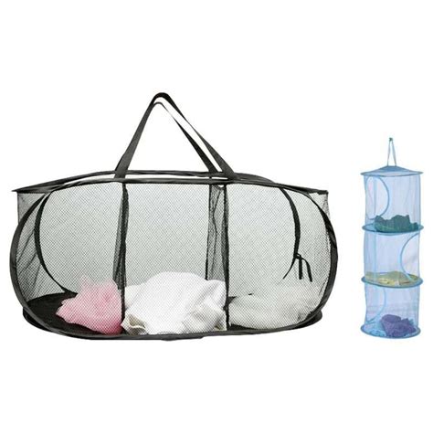 Pack Foldable Mesh Laundry Basket Pop Up Laundry Hamper China