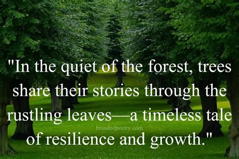 inspirational tree quotes captions poems