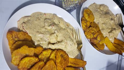 Pechuga A La Crema Con Fritos De Platano Verde A Mi Manera 🥵👌🏼🍖🍌🧃 𝑹𝒂𝒔𝒉𝒞𝒽𝑒𝒻 🍯🐝 Youtube