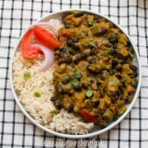 Easy Black Bean Curry Creamy Curried Black Beans Everyday Nourishing Foods