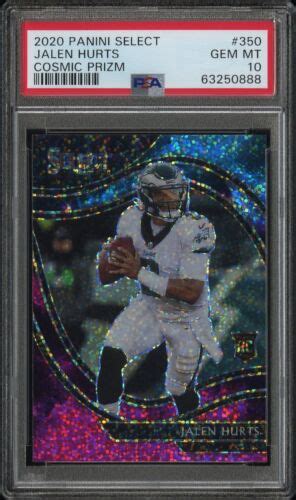 Search Collect On Twitter 2020 JALEN HURTS SELECT COSMIC PRIZM RC