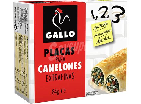 Shop Gallo España Placas para canelones extrafinas Pre Cooked Extra