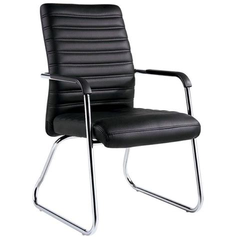 Офисное кресло Easy Chair Echair-806 VPU, кожзам черный, хром (1512715 ...