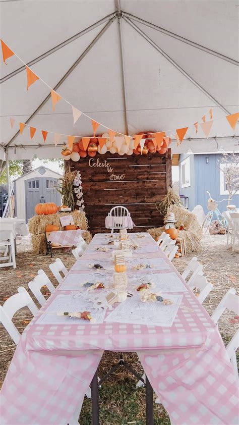 Pumpkin Patch Birthday Party Ideas Photo 9 Of 9 Catch My Party