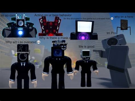 Roblox Skibidi Toliet Siege Defense Rating Cameraman Speakerman Tvman